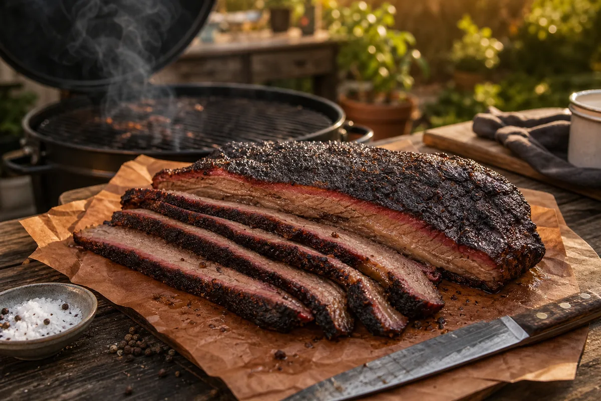 Rinderbrisket low and slow